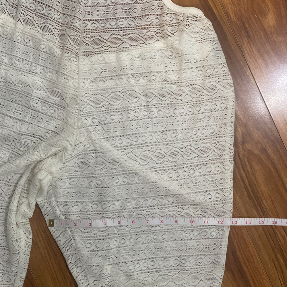 Yitty off white knit flare leg jumpsuit, size 1X, NWT. - Picture 10 of 16